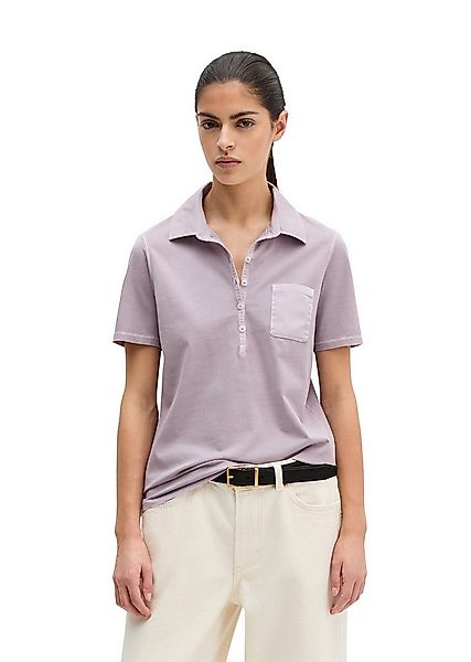 Marc O'Polo Poloshirt mit Material-Mix-Details günstig online kaufen