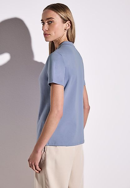 STREET ONE Poloshirt, aus Baumwolle mit Stretchante günstig online kaufen