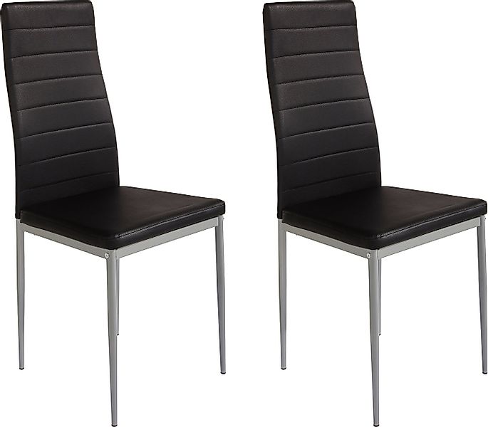 Home affaire Esszimmerstuhl Pluto (Set, 2 St), Bezug in Kunstleder günstig online kaufen