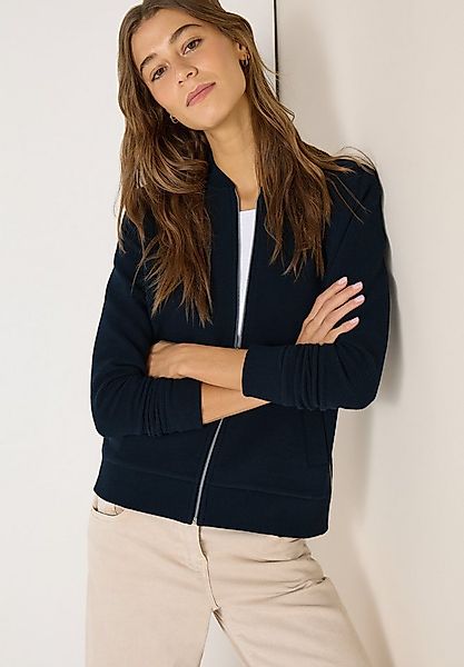CECIL Sweatjacke mit feiner Ottoman-Struktur günstig online kaufen