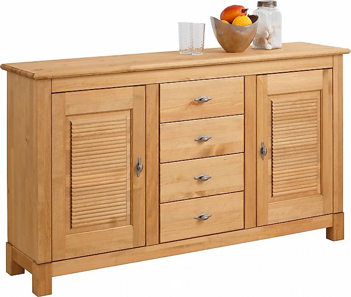 Home affaire Sideboard "Rauna" B/T/H: 150/37/84 cm, Kommode, FSC-zertifizie günstig online kaufen