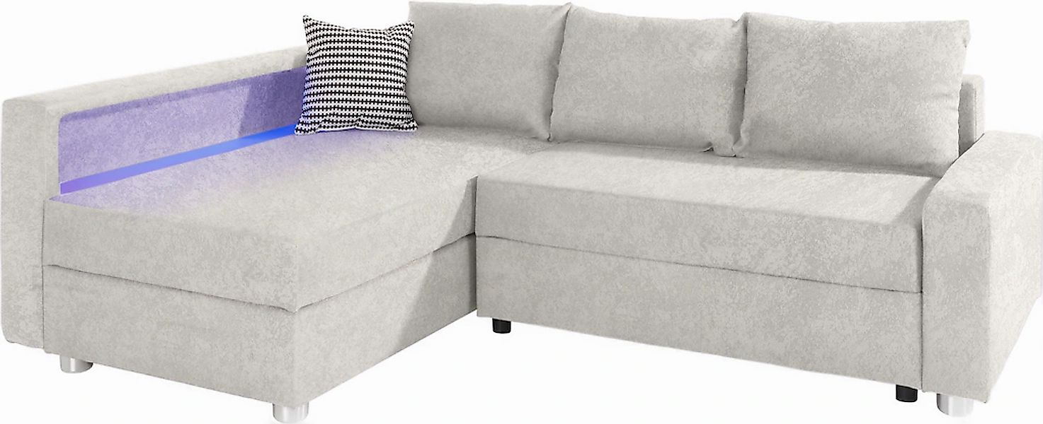 COLLECTION AB Ecksofa "Relax L-Form", inklusive Bettfunktion, Federkern, wa günstig online kaufen