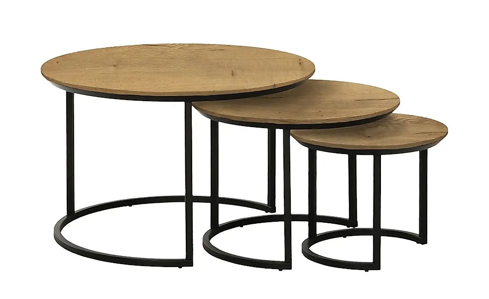 uno Couchtisch 3er Set  Dover ¦ holzfarben ¦ Maße (cm): H: 50,5  Ø: 80 Tisc günstig online kaufen