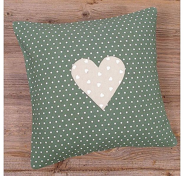 matches21 HOME & HOBBY Kissenbezüge Kissen-Bezug 30x30 cm Landhaus-Stil Her günstig online kaufen