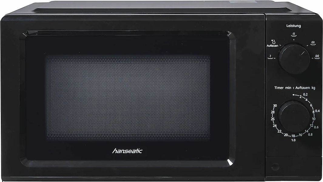Hanseatic Mikrowelle "HM19" Mikrowelle 1020 W Leistung 700 W, Auftaufunktio günstig online kaufen