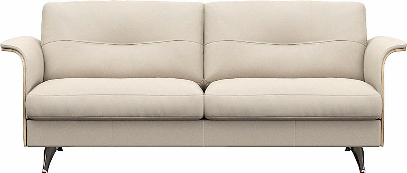 FLEXLUX "Glow Sofa, Couch," Premium-Sitz: Kaltschaum & Federkern, Arml. Wal günstig online kaufen
