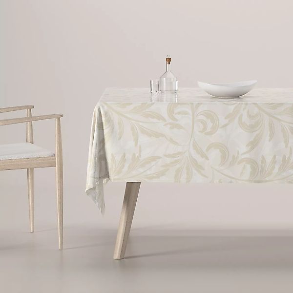 Rechteckige Tischdecke, grau-beige, Secret Garden (144-93) günstig online kaufen