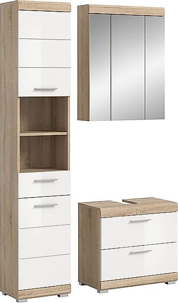 welltime Badmöbel-Set Siena, 3 teilig, bestehend aus:, (Set, 3-St., TOPSELL günstig online kaufen