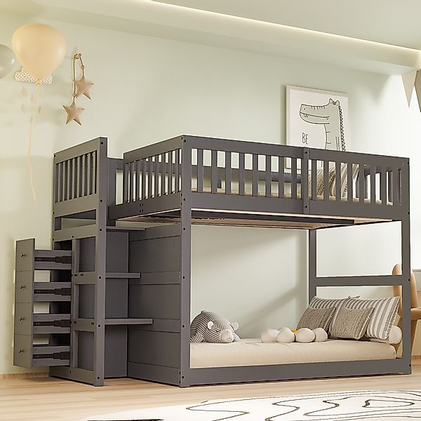 STILVORA Etagenbett 140x200 Doppelbett mit Matratze,Jugendbett günstig online kaufen