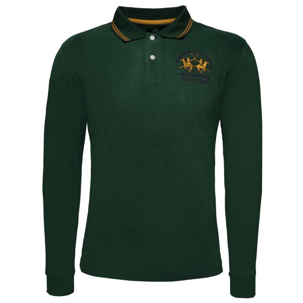 La Martina Langarm-Poloshirt XMP307 Herren Langarmshirt, günstig online kaufen