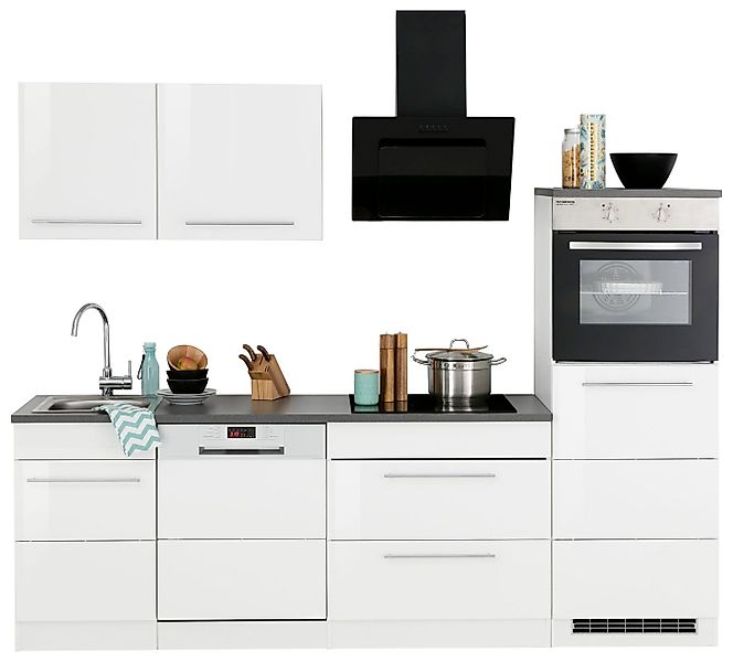 KOCHSTATION Küchenzeile KS-Trient, Breite 250 cm, wahlweise mit E-Geräten, günstig online kaufen