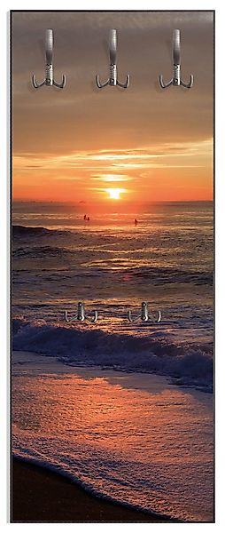 Wallario Wandgarderobe Sonne über dem Meer günstig online kaufen