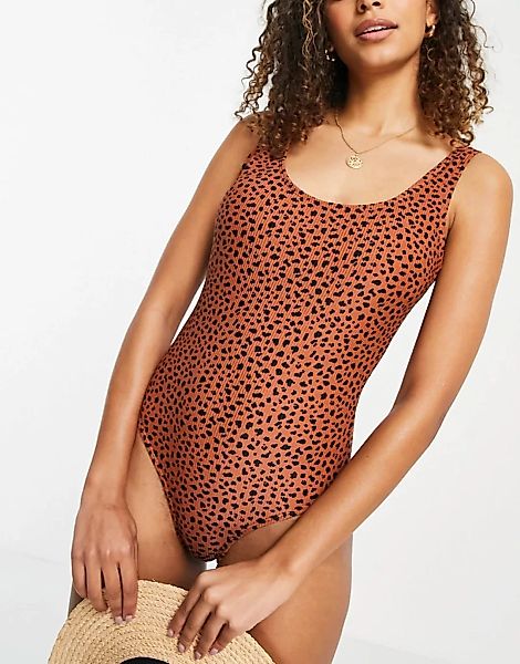 Vero Moda – Badeanzug mit Geparden-Print-Mehrfarbig günstig online kaufen