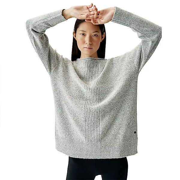 Born Living Yoga Kendal Pullover One Size Light Grey Melange günstig online kaufen