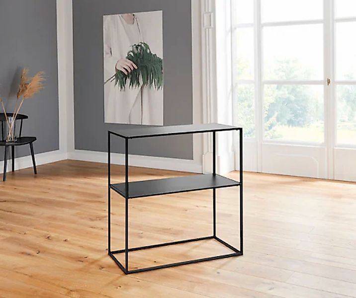 ACTONA GROUP Schuhregal »»Vilho««, aus einem schwarzen Metallgestell in gra günstig online kaufen