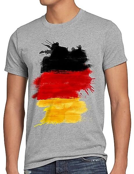 style3 T-Shirt Flagge Deutschland Fußball Sport Germany WM Fahne nationalma günstig online kaufen