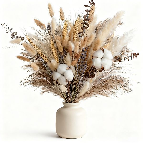 Trockenblume 78 Stück Pampasgras Getrocknet,Pampasgras Trockenblumen günstig online kaufen