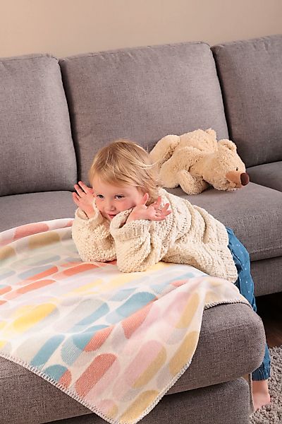 Biederlack Kinderdecke "Kinderdecke Candy" Kinderdecke Candy mit bunten Bon günstig online kaufen