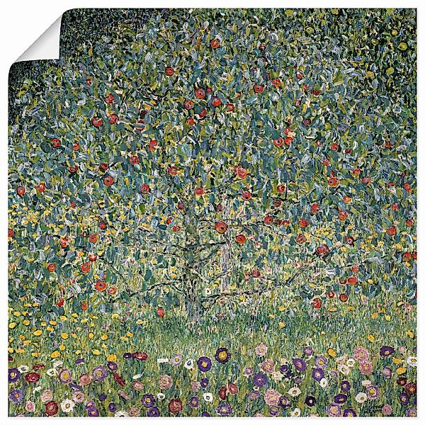 Artland Wandbild "Apfelbaum I. 1912" Bäume 1 Stk. tlg. als Alubild, Outdoor günstig online kaufen