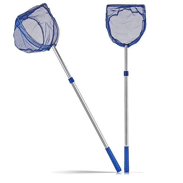 BigDean Kescher 75-121cm Teichkescher Teleskopstange Feinmaschig günstig online kaufen