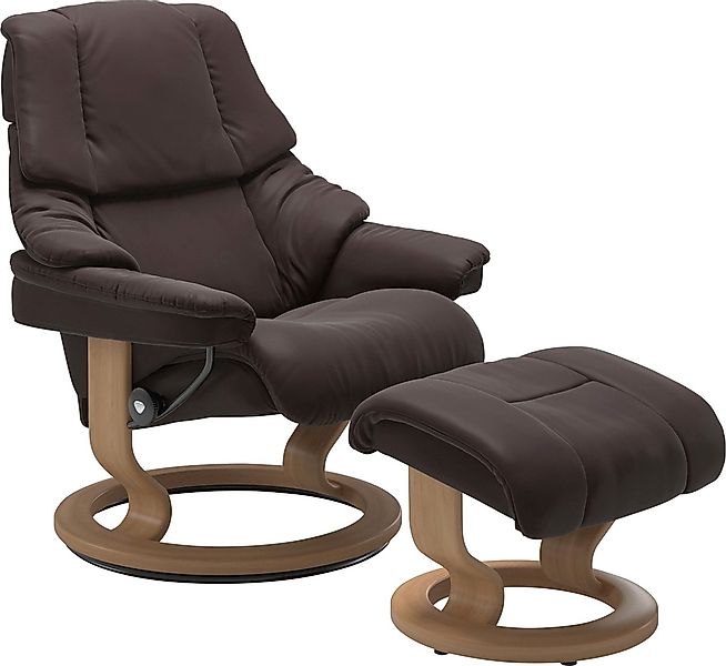 Stressless® Relaxsessel »Reno« Set, Relaxsessel mit Hocker, mit Hocker, mit günstig online kaufen