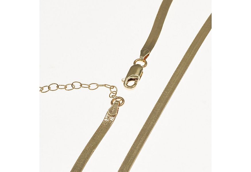 Bella Carina Goldkette Breite Schlangenkette 3,3 mm 14 Karat 585 Gold, 14 K günstig online kaufen