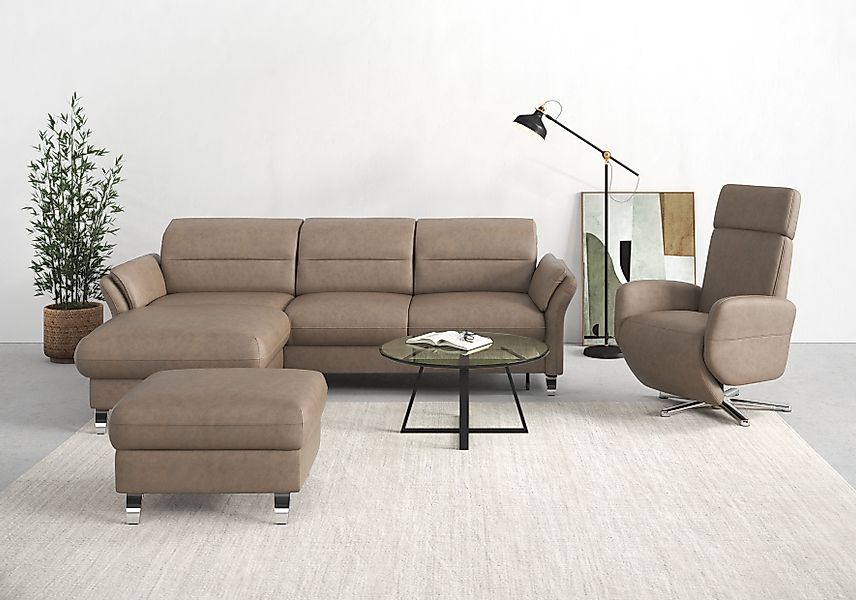sit&more Ecksofa Grenoble L-Form mit Federkern, günstig online kaufen