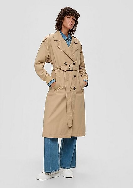 s.Oliver Trenchcoat Outdoor-Mantel Oversize-Mantel mit Ärmeln im Bomber-Sti günstig online kaufen