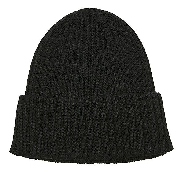 Jack&Jones Strickmütze aus Baumwolle Farbe schwarz Größe: One Size günstig online kaufen