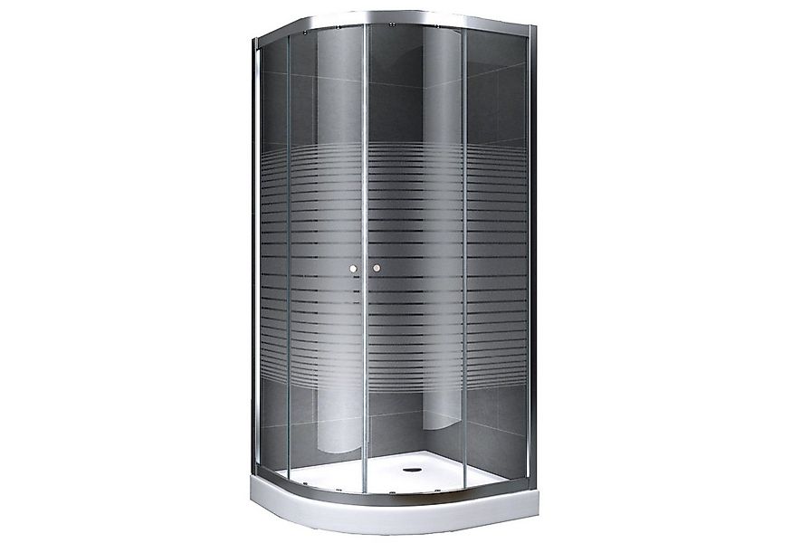 Fischer und Adamek Eckdusche Duschkabine EckViertelkreis Duschabtrennung Gl günstig online kaufen