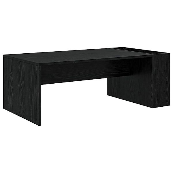 vidaXL Couchtisch Schwarz Eichen-Optik 95 x 50 x 34 cm Holzwerkstoff 800016 günstig online kaufen