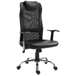 Vinsetto ergonomischer Bürostuhl höhenverstellbar mit Wippfunktion und Arml günstig online kaufen