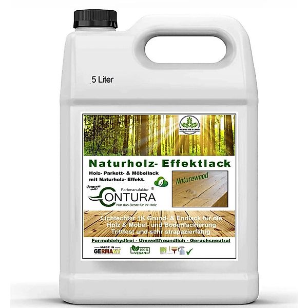 Contura Parkettlack Möbellack Holzlack Naturholzeffekt Lack Matt Naturholz günstig online kaufen
