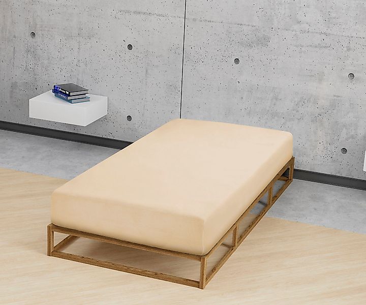 Biberna Spannbettlaken »Biber in Gr. 90x200, 140x200 oder 180x200 cm« aus B günstig online kaufen