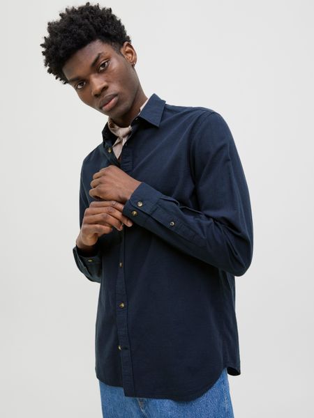 Jack & Jones Langarmhemd "JJESUMMER SHIRT LS SN" mit Hemdkragen günstig online kaufen