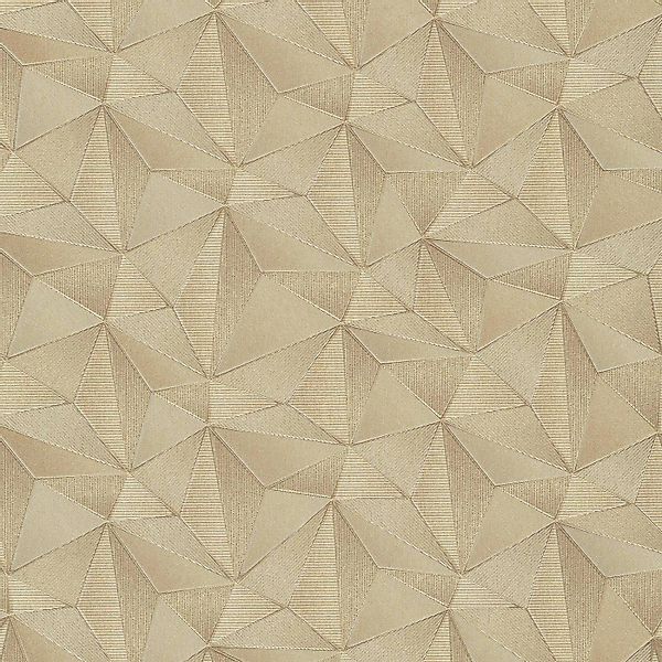 Bricoflor 3D Tapete mit Dreieck Design Schwarze Vliestapete für Büro und Wo günstig online kaufen