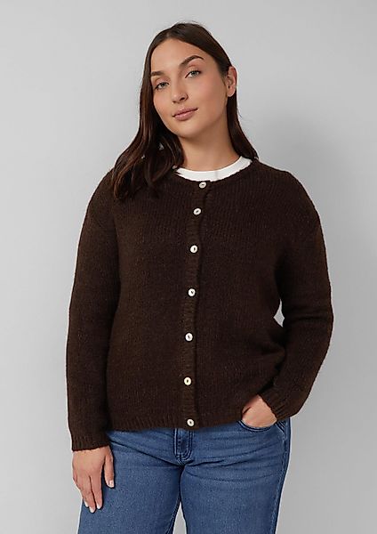 s.Oliver Cardigan Strickjacke Cardigan aus Alpakamix günstig online kaufen