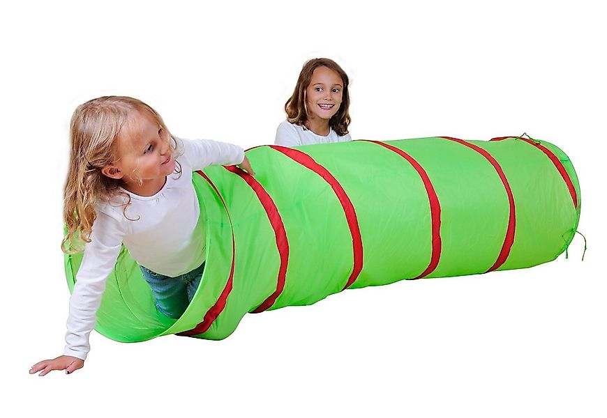 Knorrtoys® Spieltunnel Zelttunnel, grün/rot günstig online kaufen
