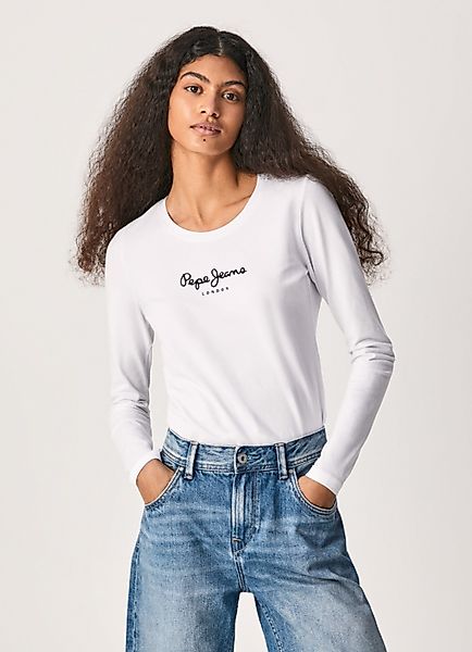 Pepe Jeans Langarmshirt New Verginia (1-tlg) günstig online kaufen