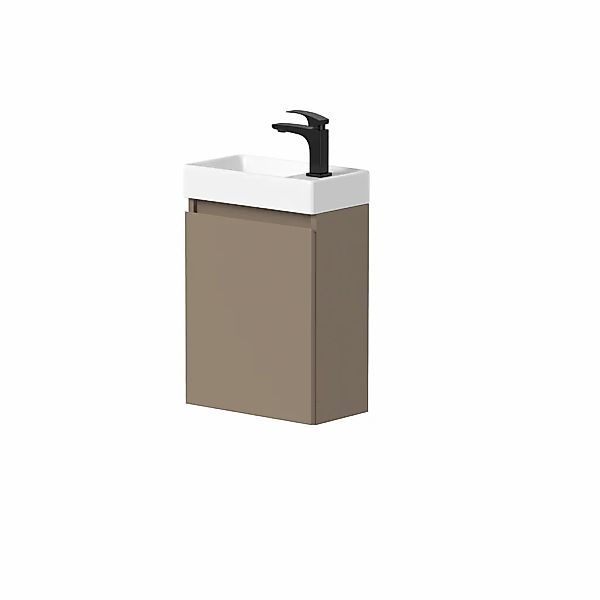 welltime Waschtisch "Mini, Badmöbel, Waschtischunterschrank inkl. Waschbeck günstig online kaufen