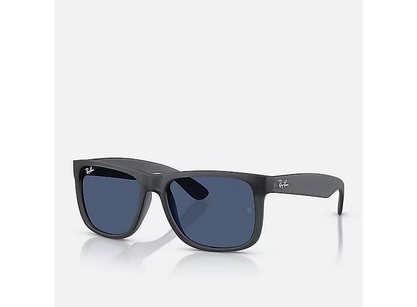 Ray-Ban Sonnenbrille Ray-Ban Justin RB4165 687380 Opal Grey Dark Blue günstig online kaufen