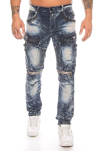 Cipo & Baxx Slim-fit-Jeans Herren Cargo günstig online kaufen