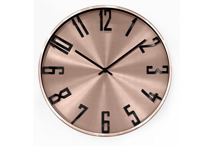 K&L Wall Art Wanduhr Metalluhr modern Aluminium Wanduhren ohne Ticken (Quar günstig online kaufen