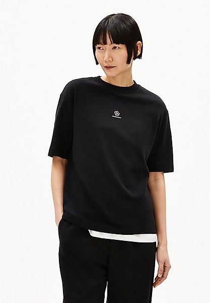 Armedangels T-Shirt TARJAA BACK FLOWAA Damen (1-tlg., Loose Fit) Heavyweigh günstig online kaufen