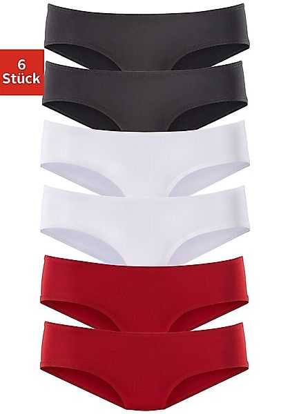 Vivance active Hipster, (6er-Pack), aus weicher Microfaser günstig online kaufen
