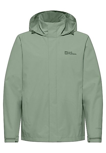 Jack Wolfskin Regenjacke Trailtime 2-Lagen (wasserdicht, atmungsaktiv) hell günstig online kaufen
