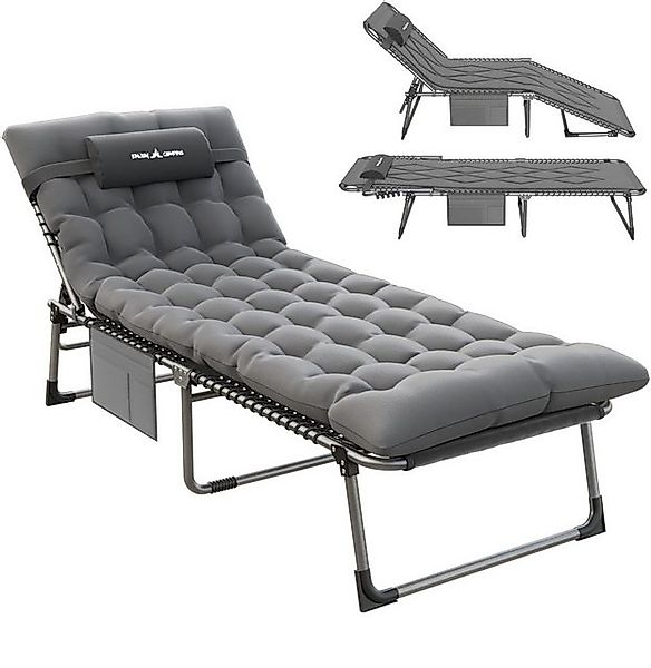 UDPATIO Campingliege Camping Betten Feldbetten Klappbar, Liegestuhl Mit Auf günstig online kaufen
