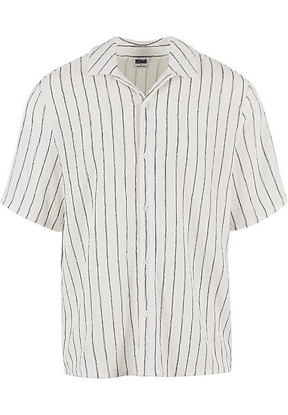 URBAN CLASSICS Langarmhemd Urban Classics Striped Crinkle Resort Shirt (1-t günstig online kaufen