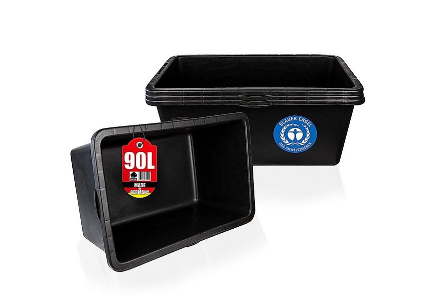 BigDean Mörtelkasten 3x Mörtelwanne 90 L Eckig Miniteich Baueimer Made in G günstig online kaufen