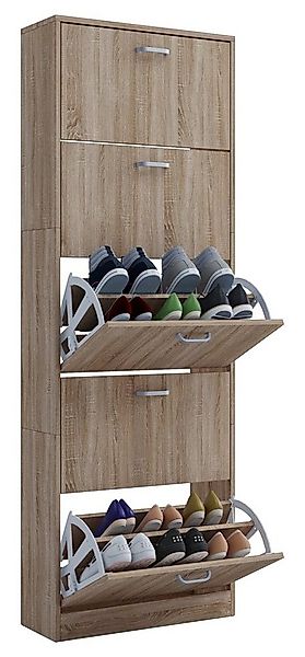 VCM Schuhschrank Holz Regal Schuhschrank Schuhkipper Serie Sipos XL günstig online kaufen